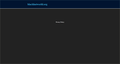 Desktop Screenshot of blackhatworld.org